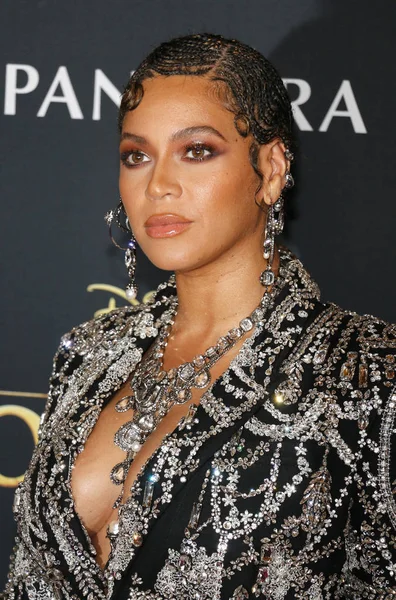 Cantora Beyonce Estréia Mundial Lion King Realizada Dolby Theatre Hollywood — Fotografia de Stock