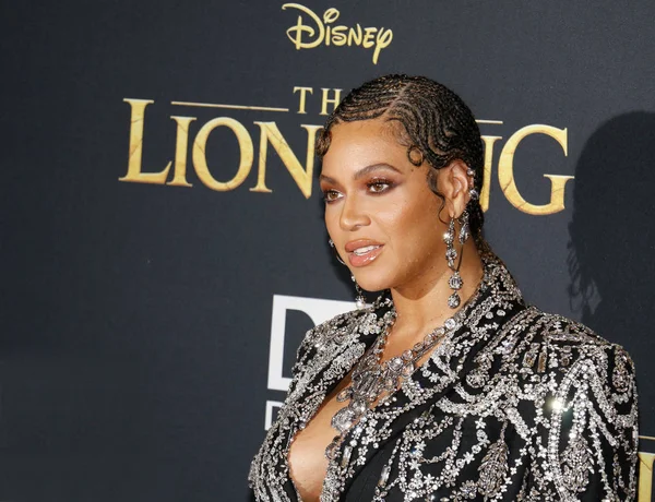 Penyanyi Beyonce Premier Dunia Lion King Diadakan Dolby Theatre Hollywood — Stok Foto