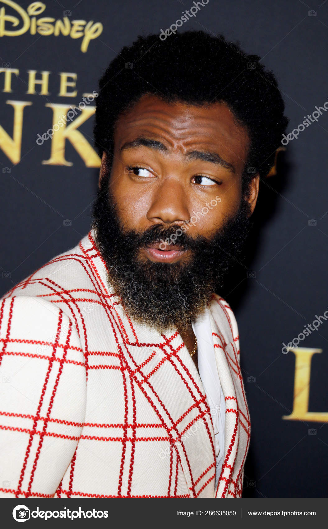 Actor Donald Glover Childish Gambino World Premiere 'The Lion King