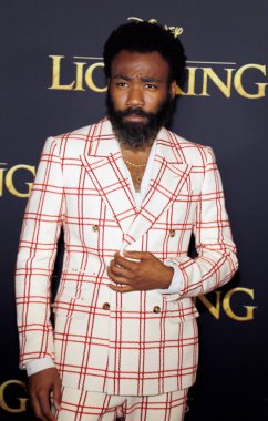actor Donald Glover a.k.a. Childish Gambino at the World premiere of 'The Lion King' held at the Dolby Theatre in Hollywood, USA on July 9, 2019.