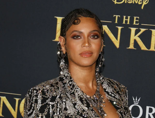 Cantante Beyonce Knowles Estreno Mundial Lion King Celebrado Dolby Theatre —  Fotos de Stock
