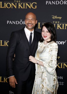 Keegan-Michael Key ve Elisa Pugliese 9 Temmuz 2019'da Abd'nin Hollywood'daki Dolby Tiyatrosu'nda düzenlenen 'Aslan Kral'ın dünya prömiyerinde.