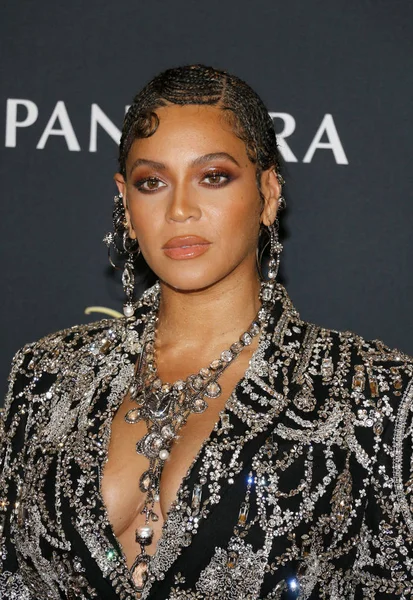 Penyanyi Beyonce Knowles Pemutaran Perdana Dunia Lion King Yang Diadakan — Stok Foto