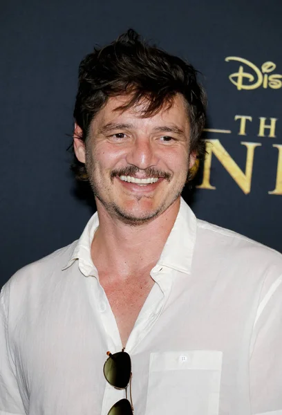 Acteur Pedro Pascal Lors Première Mondiale Lion King Dolby Theatre — Photo