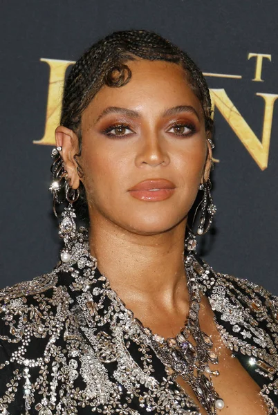 Penyanyi Beyonce Premier Dunia Lion King Diadakan Dolby Theatre Hollywood — Stok Foto
