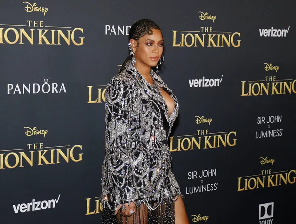 Penyanyi Beyonce Premier Dunia Lion King Diadakan Dolby Theatre Hollywood — Stok Foto