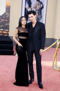 aktörler Vanessa Hudgens ve Austin Butler 22 Temmuz 2019 tarihinde Hollywood, ABD'deki Tcl Chinese Theatre Imax'ta düzenlenen 'Once Upon a Time In Hollywood'un Los Angeles galasında.