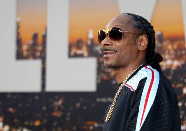 rapper Snoop Dogg at the Los Angeles premiere of 'Once Upon a Time In Hollywood' held at the TCL Chinese Theatre IMAX in Hollywood, USA on July 22, 2019.