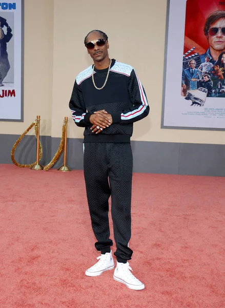 Rapper Snoop Dogg Tijdens Première Van Once Time Hollywood Tcl — Stockfoto