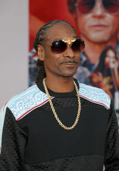 Rapero Snoop Dogg Estreno Los Ángeles Once Time Hollywood Celebrado — Foto de Stock
