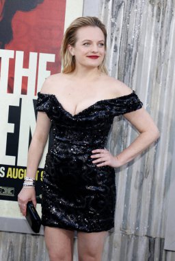 aktris Elisabeth Moss Hollywood'da Tcl Çin Tiyatrosu Imax düzenlenen 'Mutfak' Los Angeles galasında, Abd Ağustos'ta 5, 2019.