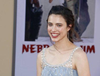 aktris Margaret Qualley 22 Temmuz 2019'da Hollywood'daki Tcl Chinese Theatre Imax'ta düzenlenen 'Once Upon a Time In Hollywood'un Los Angeles galasında.