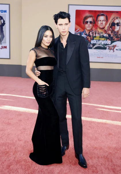 Vanessa Hudgens Austin Butler Estréia Los Angeles Once Time Hollywood — Fotografia de Stock