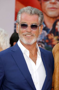 aktör Pierce Brosnan 22 Temmuz 2019'da Hollywood,Abd'deki Tcl Chinese Theatre Imax'ta düzenlenen 'Once Upon a Time In Hollywood'un Los Angeles galasında.