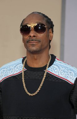 rapçi Snoop Dogg, 22 Temmuz 2019'da Hollywood,Abd'deki Tcl Chinese Theatre Imax'ta düzenlenen 'Once Upon a Time In Hollywood'un Los Angeles galasında.