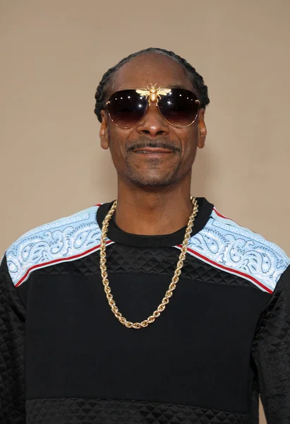 Репер Snoop Dogg Лос Анджелесі Прем Єра Колись Час Голлівуді — стокове фото