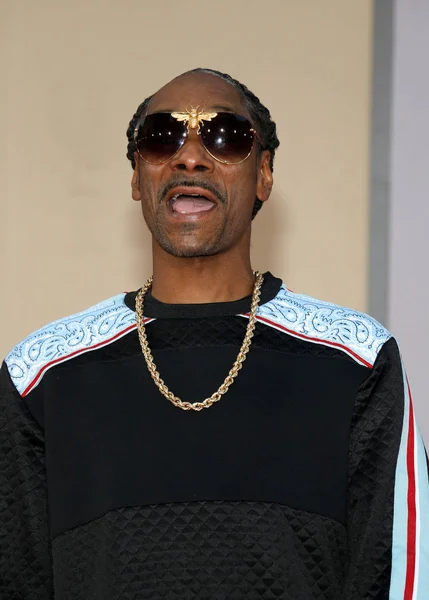 Rapper Snoop Dogg Estréia Los Angeles Once Time Hollywood Realizada — Fotografia de Stock