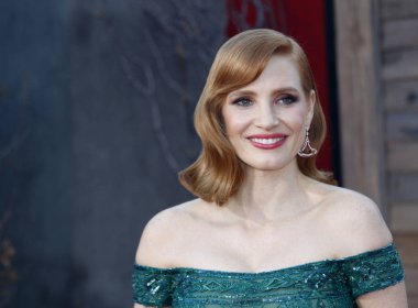 aktris Jessica Chastain 26 Ağustos 2019 tarihinde Westwood, ABD'deki Regency Village Tiyatrosu'nda düzenlenen 'It Chapter Two'nun Los Angeles galasında.