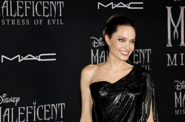 Aktris Angelina Jolie Penayangan Perdana Disney Maleficent Mistress Evil Yang — Stok Foto