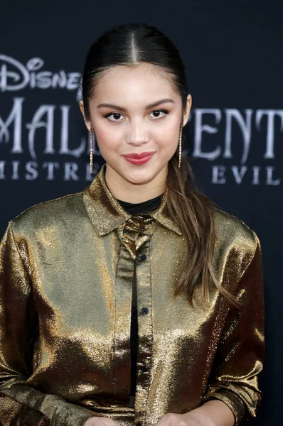 Actriz Olivia Rodrigo Estreno Mundial Maleficent Mistress Evil Disney Celebrado —  Fotos de Stock