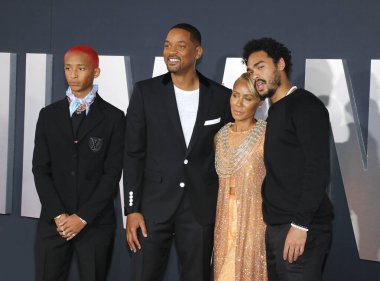 Jaden Smith, Will Smith, Jada Pinkett Smith, Trey Smith