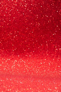 Görüntü ve bokeh ile dikey kırmızı simli arkaplan