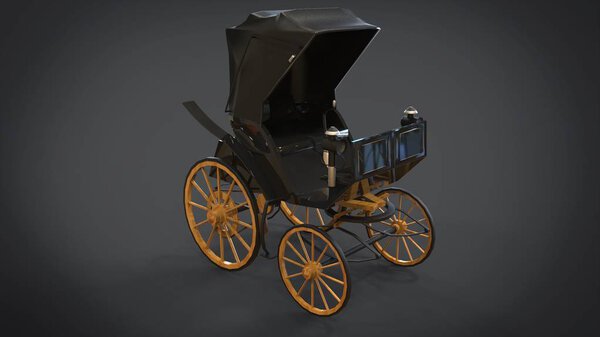 Результаты 3D рендеринга классических ретро-автомобилей от применения блендера
