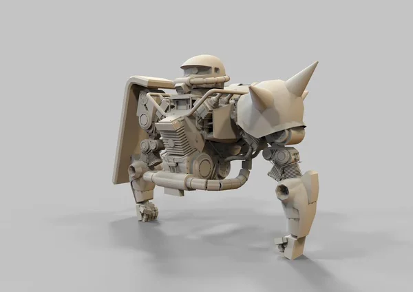 Rendering Robots Created Using Blender Tool — Stock Photo, Image