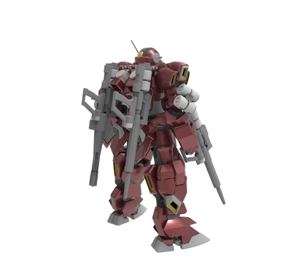 Rendering Mecha Created Using Blender Tool — Stock Photo, Image