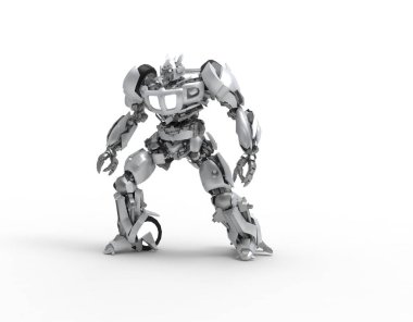 Bir blender aracı kullanılarak oluşturulan meka 3d render