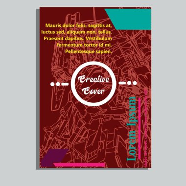 Vektör illüstrasyon. beyaz arka planda robot. T-shirt tasarımı, poster, çıkartma için. Çizgi Stili. - Vektör