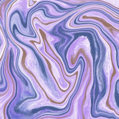 yağlı boya çizgileri ile altın mermer ve sıvı soyut arka plan