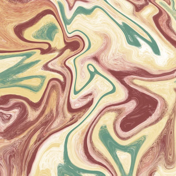 Золотой мрамор и жидкий абстрактный фон с полосами масляной живописи — стоковое фото