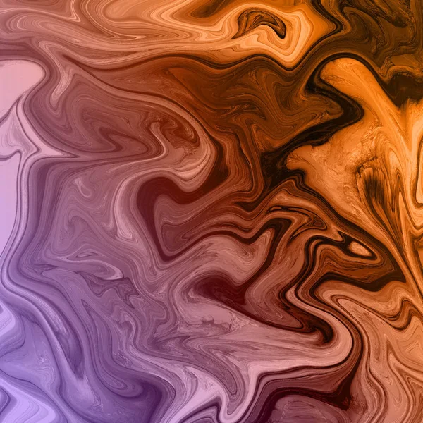 Ouro mármore e líquido fundo abstrato com listras de pintura a óleo — Fotografia de Stock