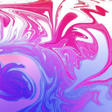 Yağlı boya çizgileri olan sıvı soyut arkaplan