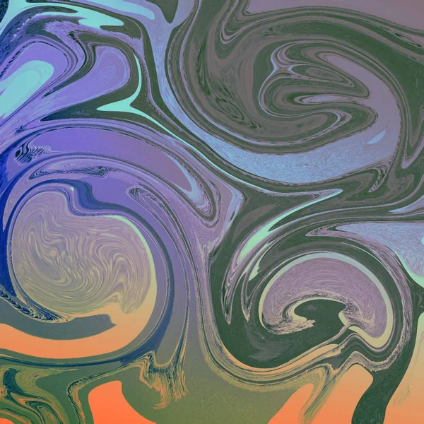 Abstrakte flüssige abstrakte Hintergrund mit Ölgemälde Schlieren — Stockfoto