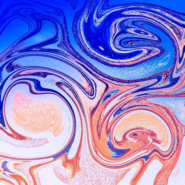 Abstract liquid abstract background with oil painting streaks — Stock Photo, Image