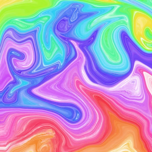 Abstract liquid abstract background with oil painting streaks — Stock Photo, Image