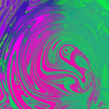 Yağlı boya çizgileri olan sıvı soyut arkaplan