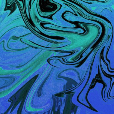 Yağlı boya çizgileri olan sıvı soyut arkaplan