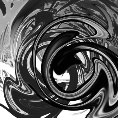 Yağlı boya çizgileri olan sıvı soyut arkaplan