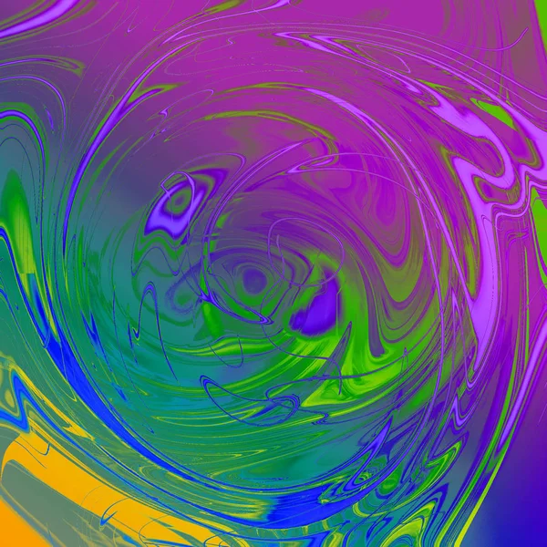 Fondo Abstracto Líquido Con Rayas Pintura Óleo — Foto de Stock