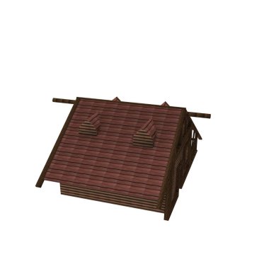 ev alanı işleme sonuçları blender uygulamasından 3D tasarım