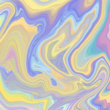 Yağlı boya çizgileri olan sıvı soyut arkaplan