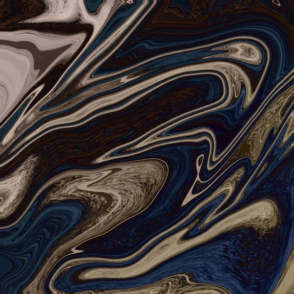 Liquid abstract background with oil painting streaks — Stock Photo, Image