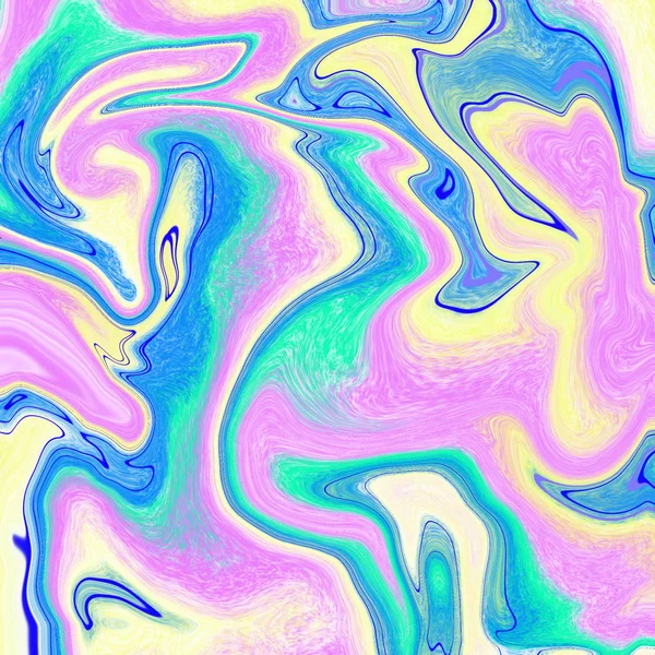 Liquid abstract background with oil painting streaks — Stock Photo, Image