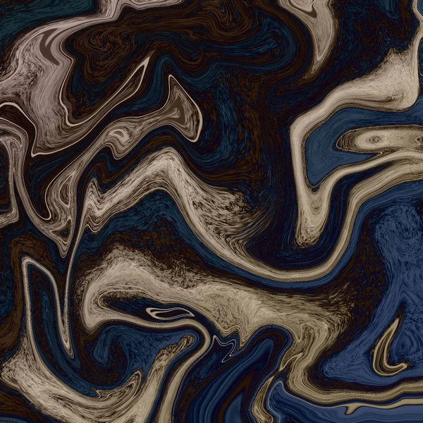 Vloeibare abstracte achtergrond met olieverf strepen — Stockfoto