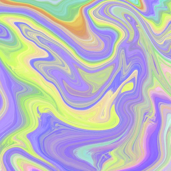 Yağlı boya çizgileri olan sıvı soyut arkaplan