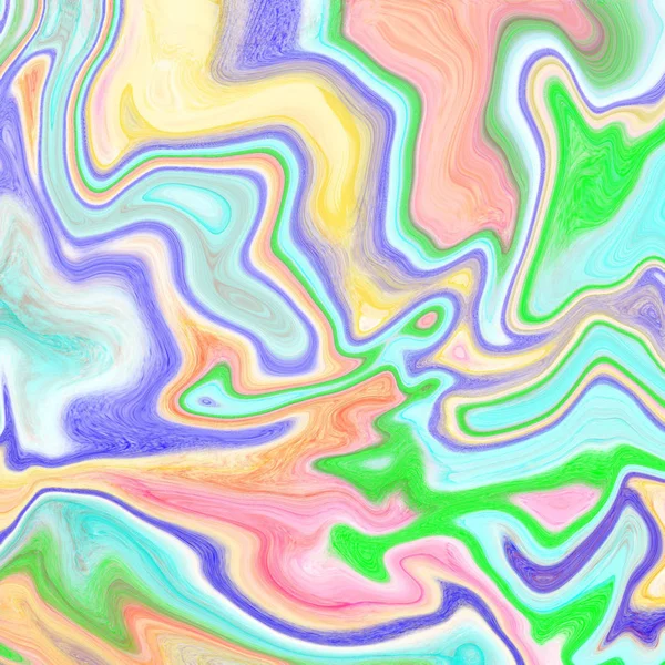 Liquid abstract background with oil painting streaks — Stock Photo, Image