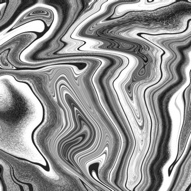 Yağlı boya çizgileri olan sıvı soyut arkaplan